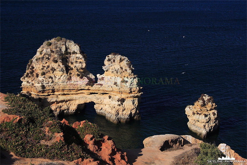 Portugal Algarve Felsen bei Lagos