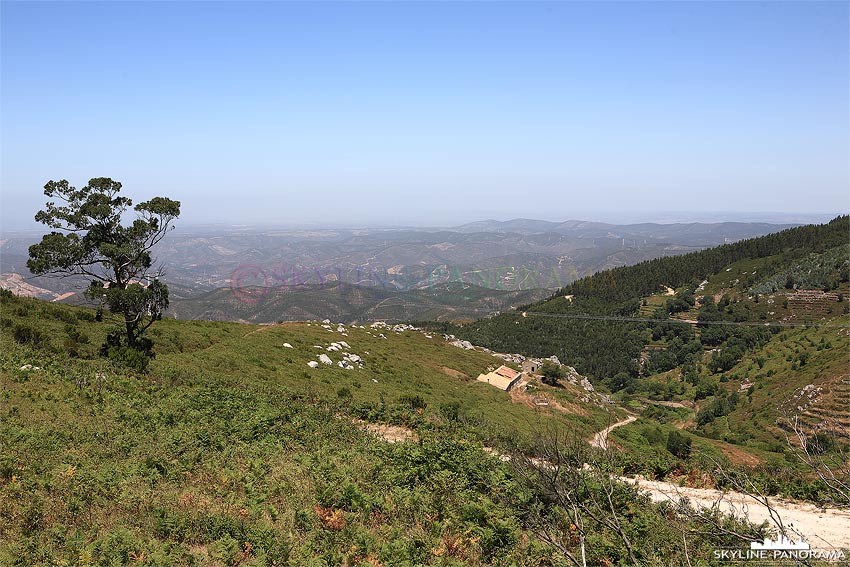 Portugal Algarve Ausblick vom Berg Foia