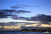 Hawaii nach dem Sonnenuntergang