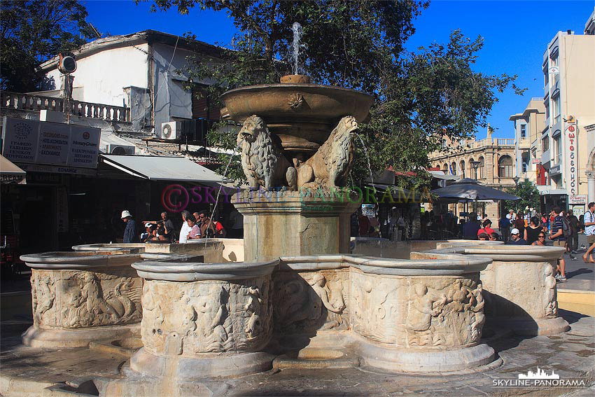 Brunnen Altstadt Heraklion Loewenbrunnen