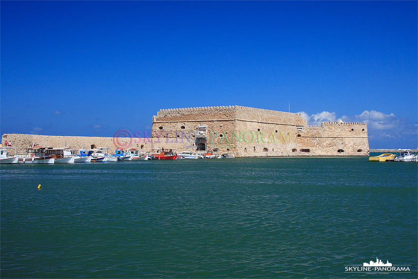 Hafen von Heraklion Kreta Fortezza