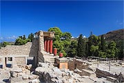 auf Kreta, Knossos der Tempel der Minoer