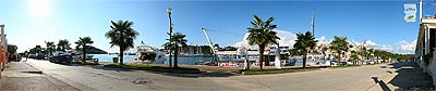 Panorama Kroatien Hafenpromenade Vrsar