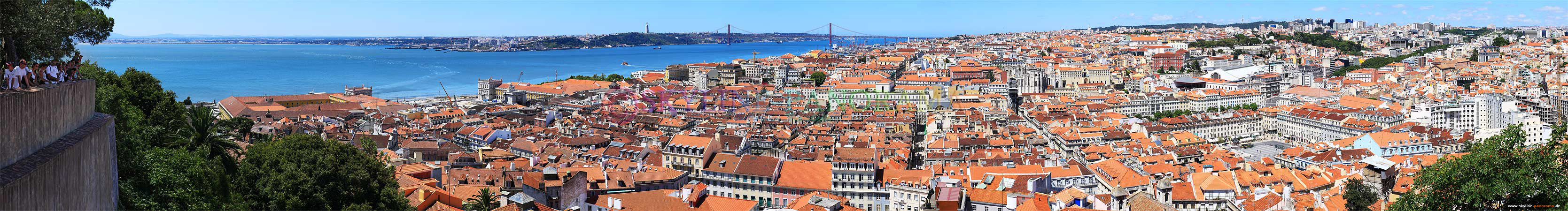 Panorama Lissabon - Portugal