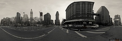 Panorama Flatiron Building
