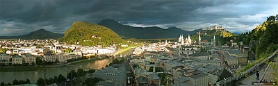 Salzburg vom M�nchsberg