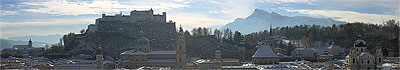 Festung mit Untersberg