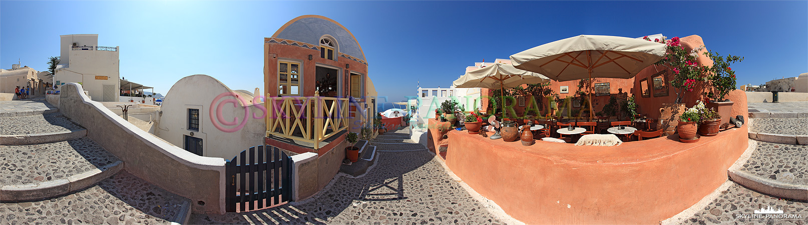 Santorini Oia - Panorama Bild 