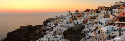 Santorini Sunset - Insel Griechenland