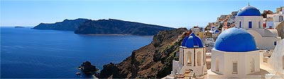 Die Kirchen von Oia - typisch SANTORINI