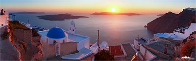 Sonnenuntergang Santorin