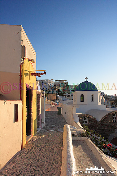 Santorini Oia Kirche am Kraterrandweg