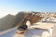 Santorini Fotomotiv Firostefani Altes Boot