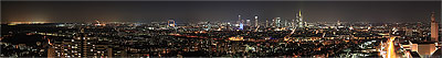 Skyline Frankfurt bei Nacht