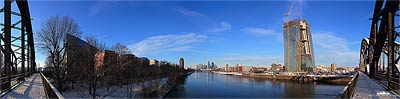 verschneite Skyline