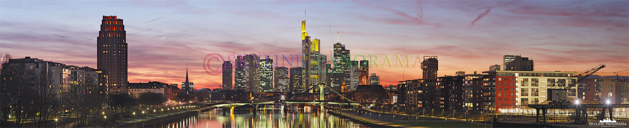 Frankfurt am Main - Skyline Panorama