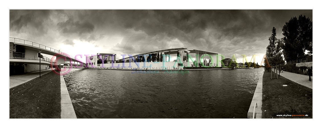 Panorama Berlin - Bundeskanzleramt