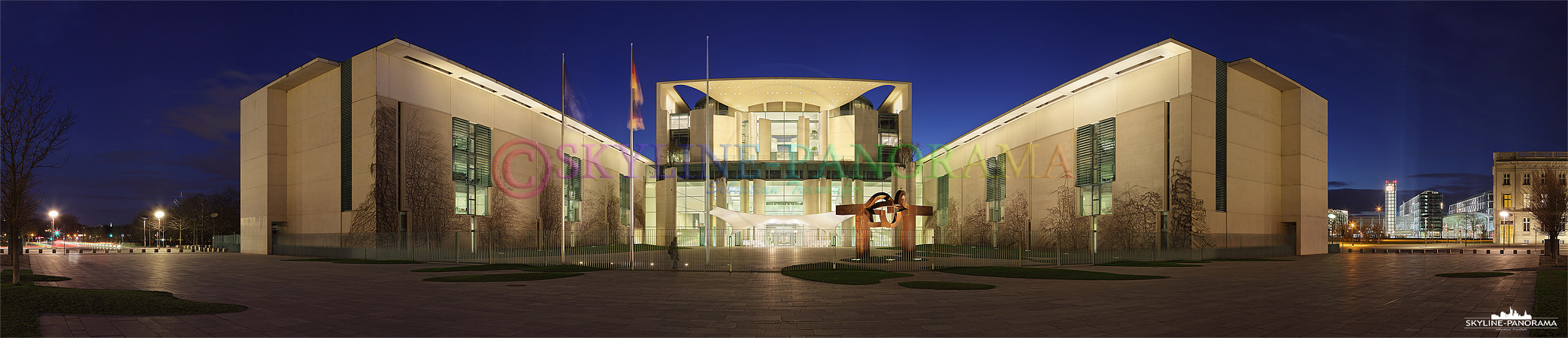 Panorama Bundeskanzleramt Berlin