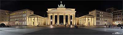 Brandenburger Tor bei Nacht 