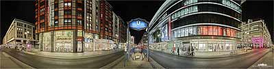 Berlin Panorama - Friedrichstra�e zur Nacht