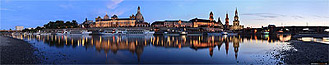 Dresden Skyline Elbufer