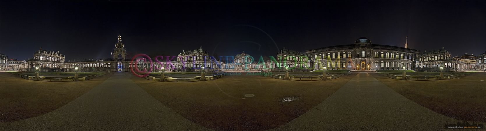 Panorama Dresden - Zwinger