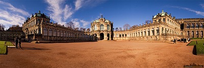 Panorama Bild - Dresdner Zwinger