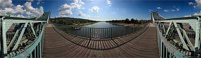 Panorama Dresden - Blaue Wunder