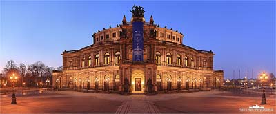 Panorama Bild - Semperoper Dresden