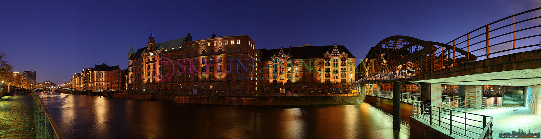 Panorama Hamburg Speicherstadt