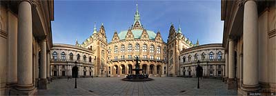 Panorama Hamburger Rathaus