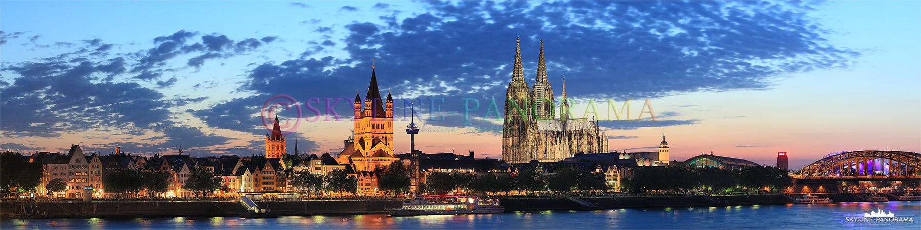 K�ln Panorama - Skyline der Domstadt