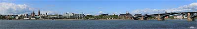 Stadtansicht Mainz - Panorama der Skyline
