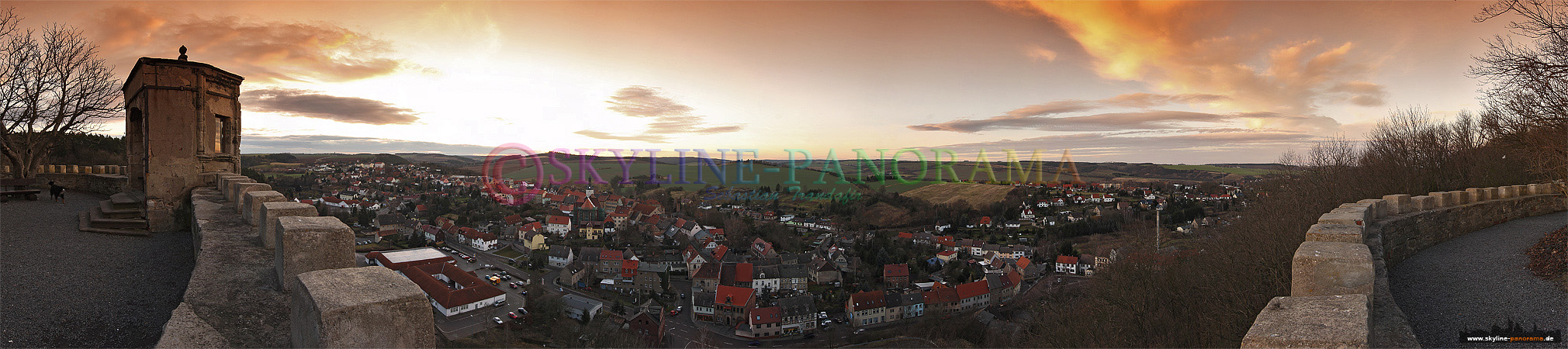 Panorama Bild Mansfeld Lutherstadt