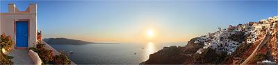 Panoramabilder Santorini Panoramabilder Santorini
