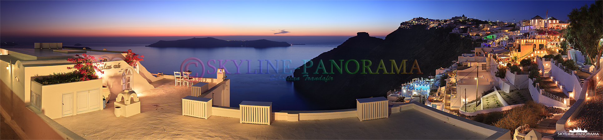 Sonnenuntergang über Santorini (p_00483)