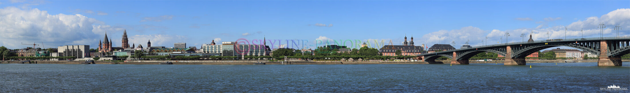 Stadtansicht Mainz – Panorama der Skyline (p_00516)