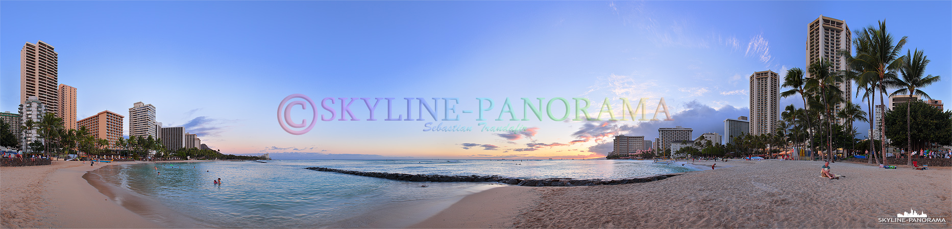 Hawaii Sunset Panorama (p_00528)