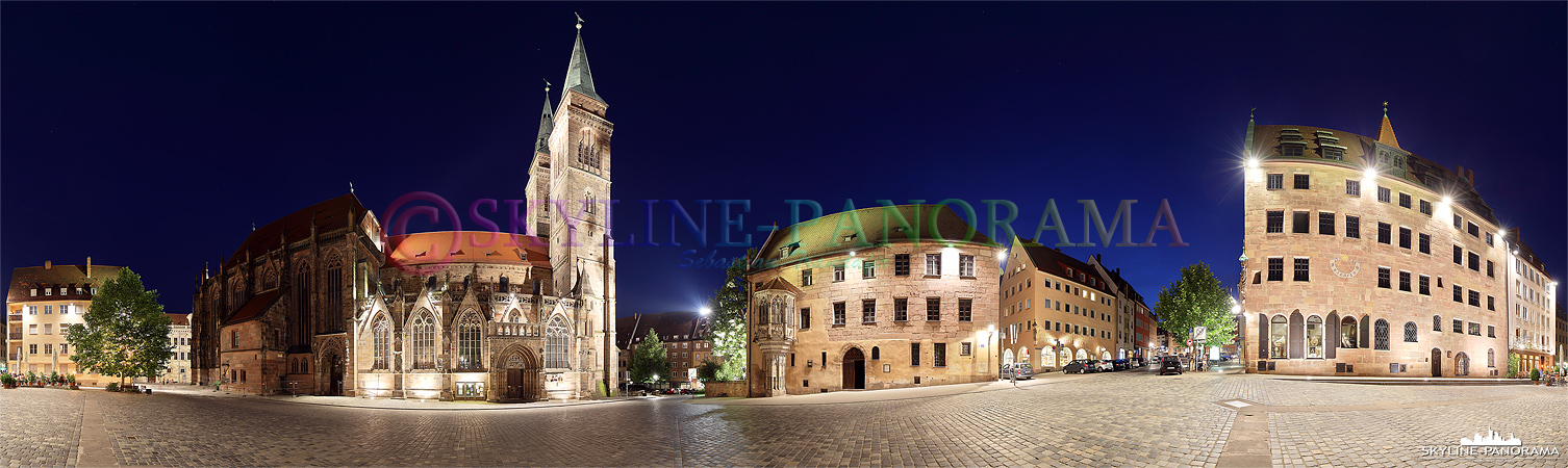 Nürnberg – Sebalder Platz Panorama (p_00780)