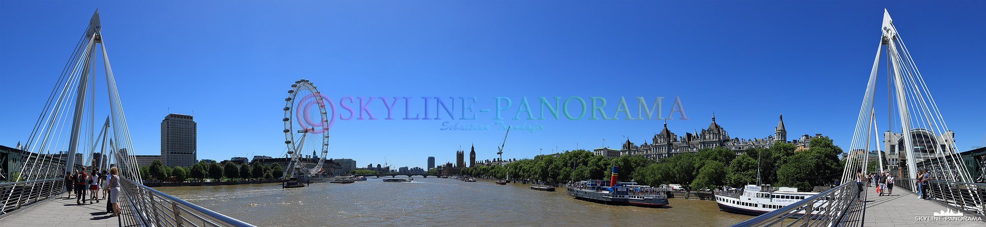 London Panorama von der Hungerfort Bridge (p_00893)