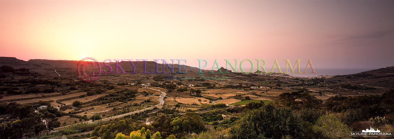 Sunset Landscape – Gozo (p_00917)