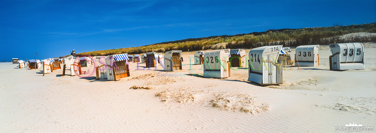 Strandkörbe am Hauptstrand von Spiekeroog (p_00934)