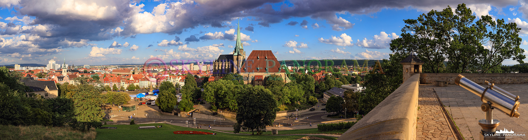 Stadtansicht Erfurt am Tag (p_01036)