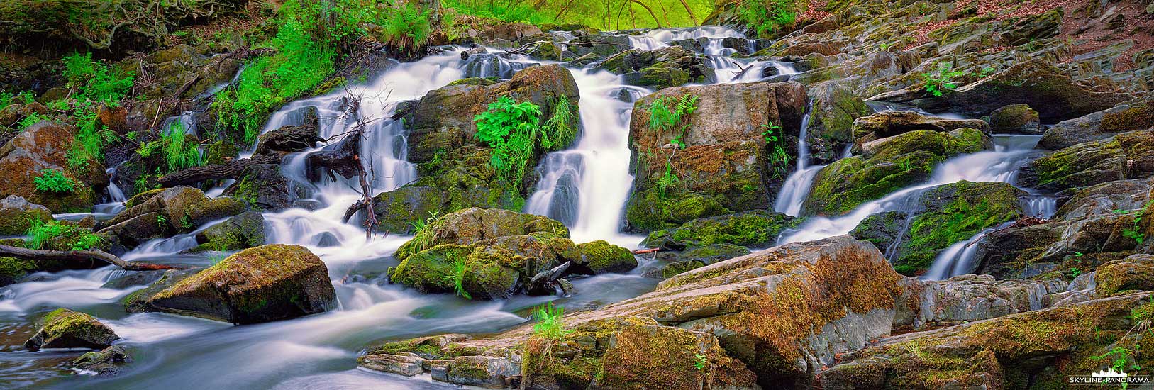 Panorama Selke - Wasserfall im Harz (p_01098)