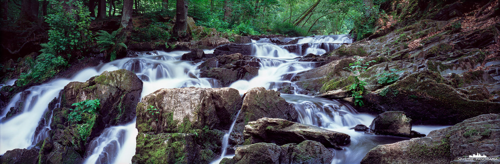 Panorama Selkewasserfall im Unterharz (p_01099)