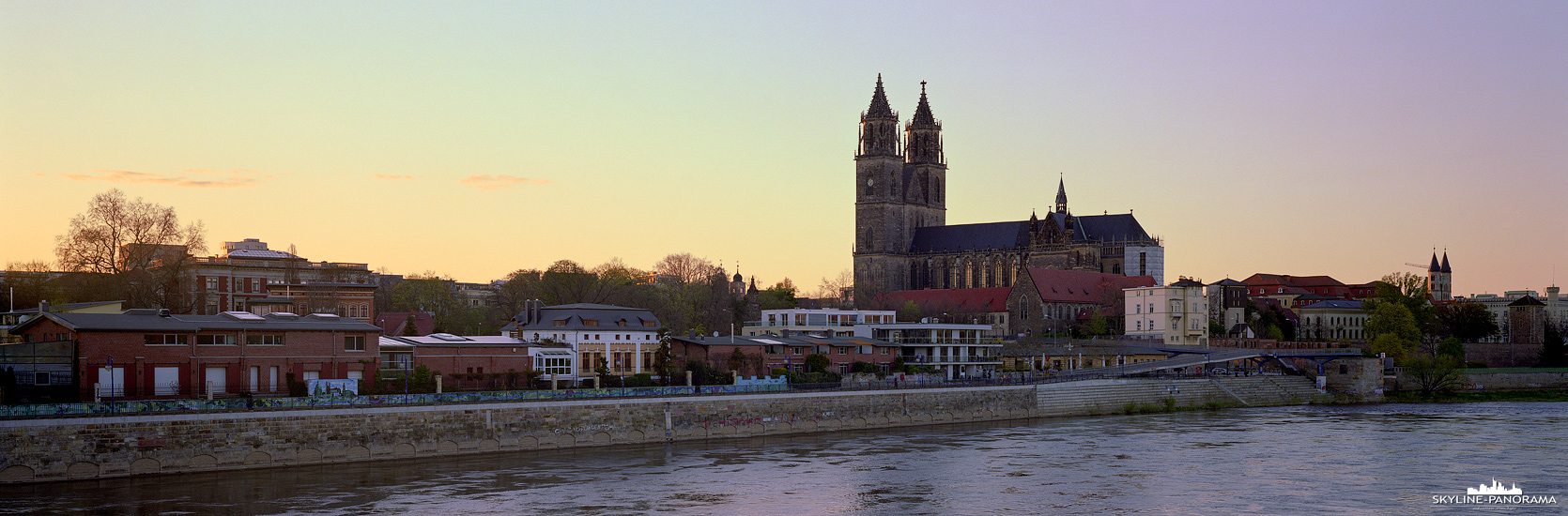 Ansicht von Magdeburg - Skyline Bild (p_01175)