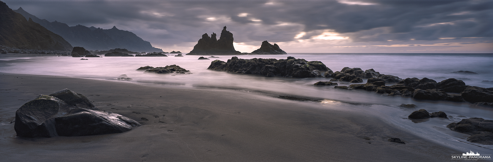 Traumstrand auf Teneriffa - Playa de Benijo (p_01217)