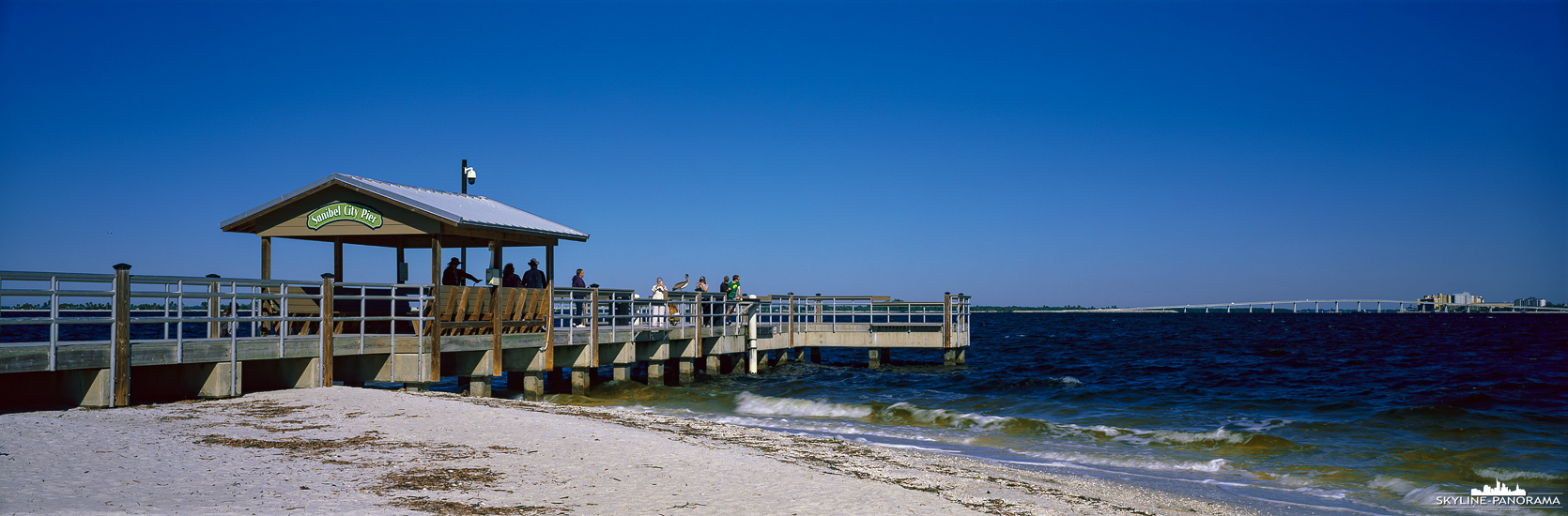 Sanibel City Pier - Panorama Florida (p_01239)