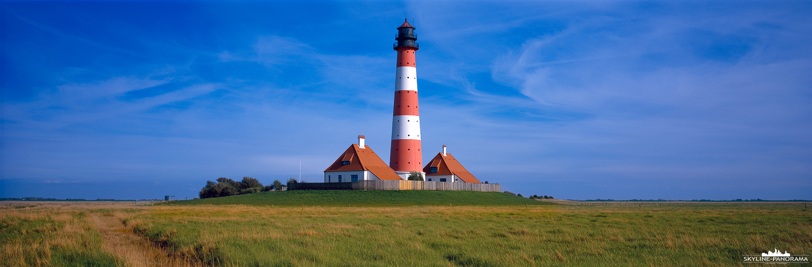 Leuchtturm Westerheversand - Nordsee Panorama (p_01263)