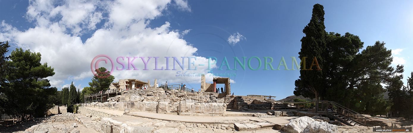 Kreta Bilder - Knossos war das Zentrum der minoischen Kultur auf der Insel Kreta. 